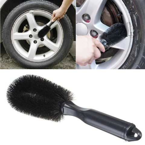 Car Motorcycle Wheel Tire Rim Scrub Brush Washing Cleaning Tool