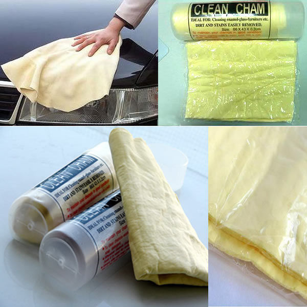 Car Small Chamois Cleaning Cloth For Cars, Home Use and Bike.