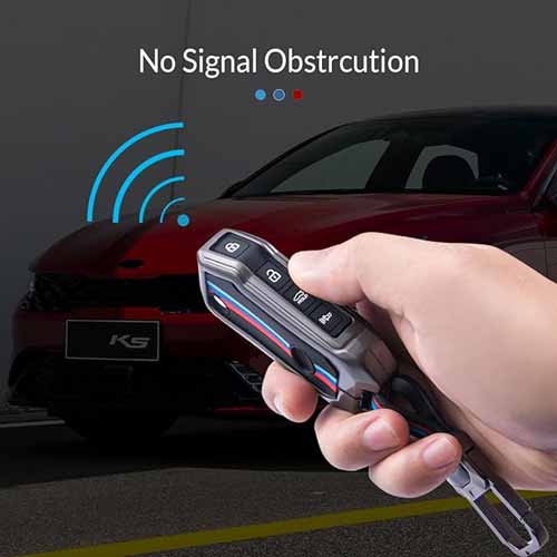 Car Smart Key Metal Key Cover Shell For KIA Seltos and Sonet