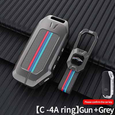 Car Smart Key Metal Key Cover Shell For KIA Seltos and Sonet