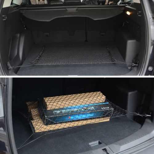 Car SUV Rear Cargo Trunk Storage Organizer Net plus mounting KIT