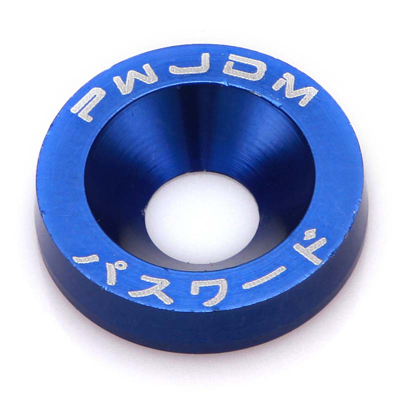 Car Universal Screw Washer Car Fender M6 Bolt Screw+Bumper Washer JDM 10pcs-Purple
