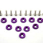 10 Pcs Car Universal Screw Washer Car Fender M6 Bolt Screw+Bumper Washer JDM