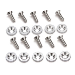 Car Universal Screw Washer Car Fender M6 Bolt Screw+Bumper Washer JDM 10pcs-Purple