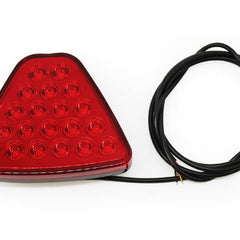 Car Warning Light LED Flash Strobe Lamps Motorcycle Tail Light Auto Brake Light Red Car-styling Triangle Reversing Lamp 20 LED