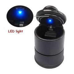 Portable Car Cup holder LED Cigarette Ashtray Holder-Black