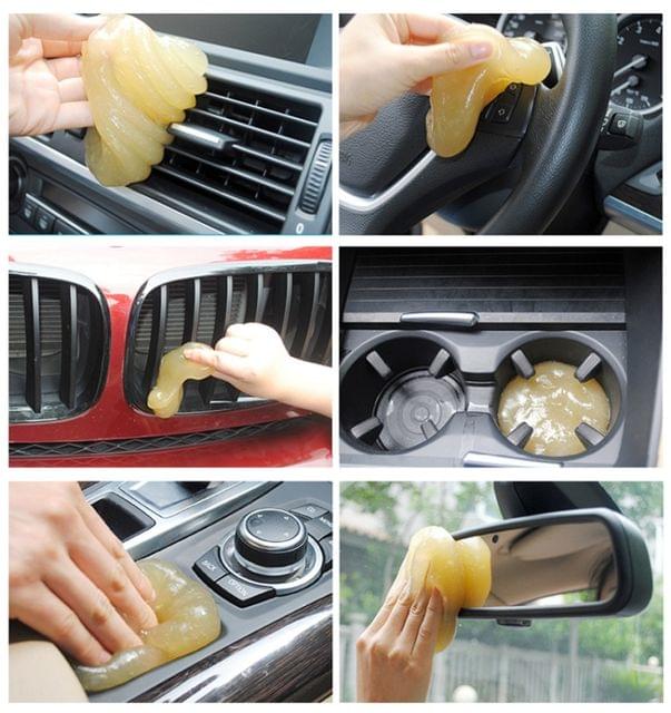 Car Super Clean Magical Dust Removal Compound Glue Gel Sticker
