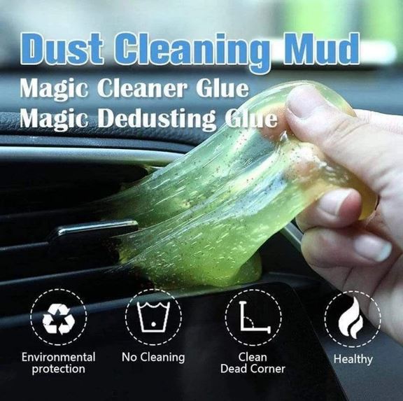 Car Super Clean Magical Dust Removal Compound Glue Gel Sticker