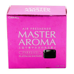 CARALL MASTER AROMA - PLATINUM SHOWER - CAR AIR FRESHENER FRAGRANCE PERFUME
