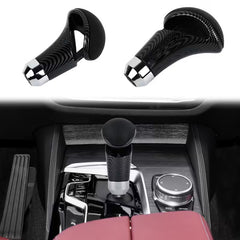 Universal Carbon Fiber Manual or Automatic Gear Shift Knob Shifter Lever For Car