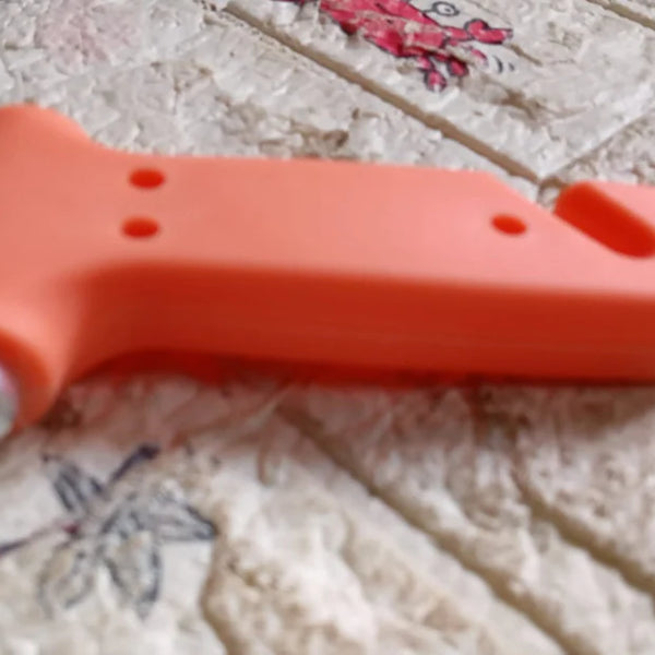Car Safety Hammer - Emergency Rescue Tool With Window Breaker & Seatbelt Cutter