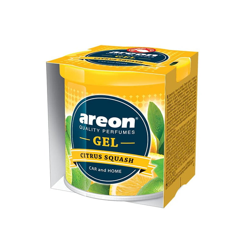 Areon Gel Car Perfume Air Freshener (Citrus Squash, 80 gm)