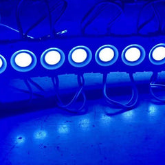 10pcs Blue 2.4W Injection COB LED Module 6000-6500K DC12V