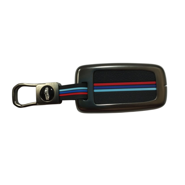 Hyundai key cover & alloy keychain for i20, Verna, Elantra old 3 button smart key