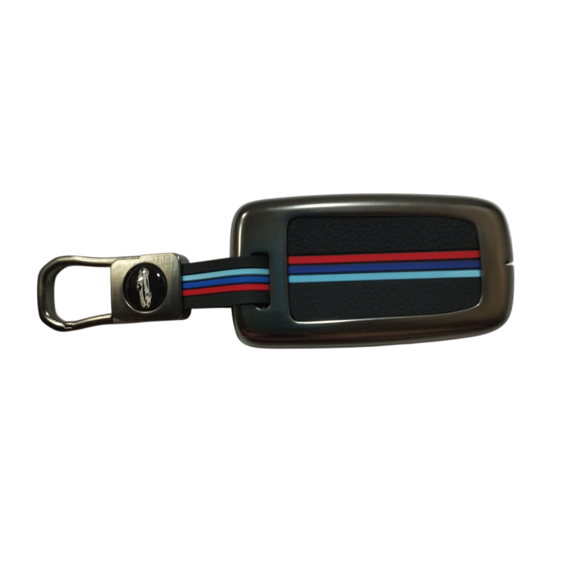 Hyundai key cover & alloy keychain for i20, Verna, Elantra old 3 button smart key