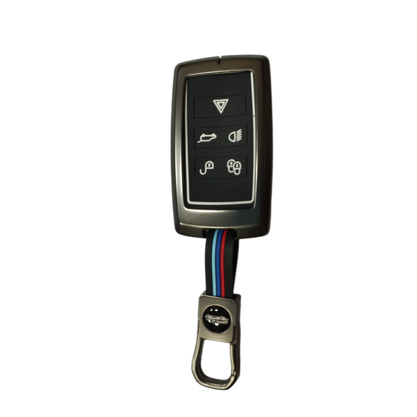 5 Button Metal Key Cover For Range Rover : Sport, Evoque, Velar, Discovery, Defender (2018, 2019, 2020, 2021)