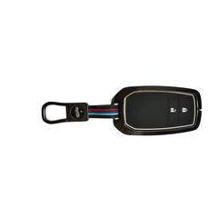 2 Button Metal Key Cover For Toyota Innova Crysta Hilux 2022