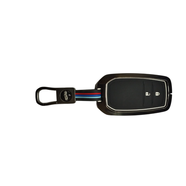 2 Button Metal Key Cover For Toyota Innova Crysta Hilux 2022