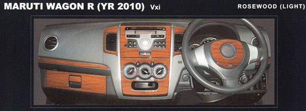 Wagon R 2010 LXI Wooden Dash Kit Trim Dashboard