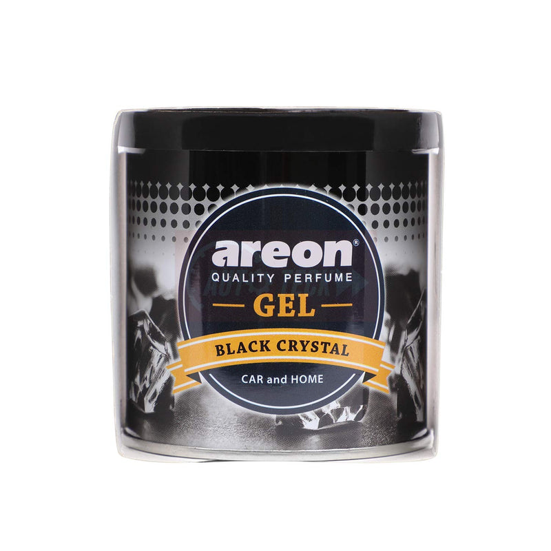 Areon Gel Car Perfume Air Freshener (Black Crystal, 80 gm)