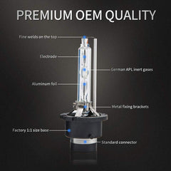 2pcs D2S HID Bulbs 35W 4200K Xenon HID Headlight Bulb