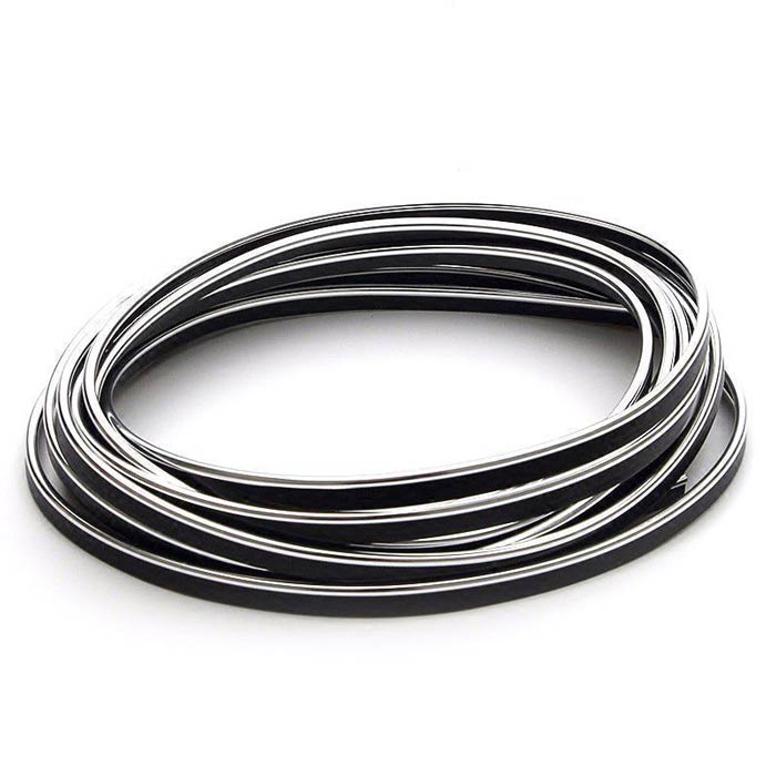 Silver 5M Edge Gap Interior Line Moulding Trim Molding Strip Decor For Car