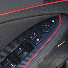 2M Car Decoration Sticker Thread Stickers Auto Car Indoor Decal sticker (Red)
