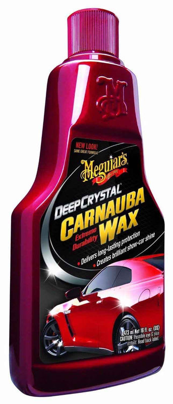 NEW!! Meguiar's Deep Crystal System Carnauba Wax 473mL Show Car Shine A2216