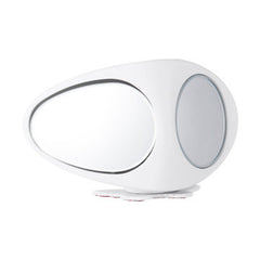 2pcs 3R Car Double Side Blind Spot Rearview Mirror HD 360 Wide Angle Reversing Auxiliary Mirror - WhiteRight & Left