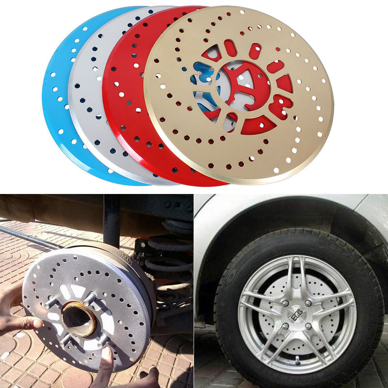 2X Black Universal Auto Car Wheel Decorative Brakes Disc Brake Racing Cover 10.2