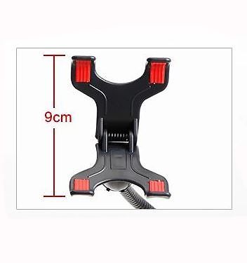 Universal Car Windshield Mount Dual Clamp Clip Bracket Mobile Holder For Smartphones