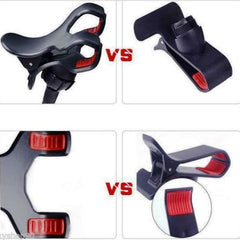 Universal Car Windshield Mount Dual Clamp Clip Bracket Mobile Holder For Smartphones