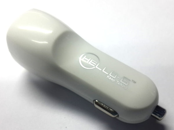 2.1A/1.0A Mini Dual USB 2-Port Car Charger + Micro USB 2.0 Data Sync Charger Cable.