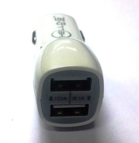 2.1A/1.0A Mini Dual USB 2-Port Car Charger Adaptor For Mobile Phone Tablet MP3 PDA