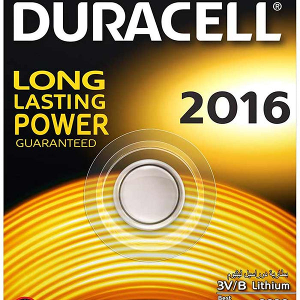1pc DL2016 CR2016 DURACELL - Lithium Button Cell Battery 3V