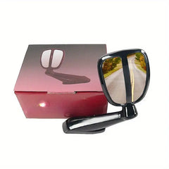 Car Bonnet Front Fender Rear Side Mirror Wide Angle View Mirror (Black) for Toyota Fortuner (Type-II) 2016-2020