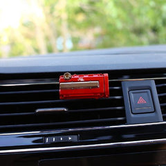JDM Style Racing B18C Engine Cover Car Auto Air Freshener Perfume Metal Clip Scent