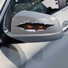 Funny Peeking Beast Eye Decor Vinyl Sticker Car Body Window SUV Door Helmet 3D Decals