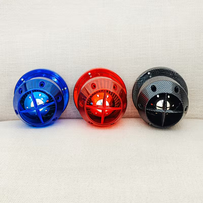 Universal Car 3 Inch (76mm) High Flow Carbon Fiber Mushroom Air Intake Filter