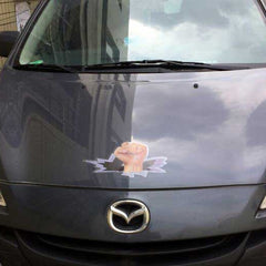 Fist Vinyl Sticker Car Body Window SUV Door Helmet 3D Decals