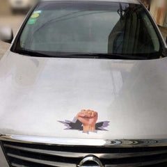 Fist Vinyl Sticker Car Body Window SUV Door Helmet 3D Decals