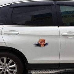 Fist Vinyl Sticker Car Body Window SUV Door Helmet 3D Decals
