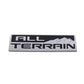 For 2014-2018 All Terrain Emblems Badge Car Door Decal Tailgate Replacement for 2014-2018 Sierra
