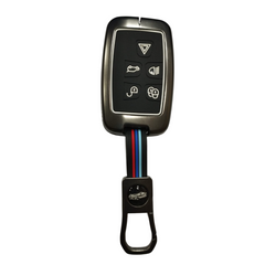 5 Button Metal Key Cover For Range Rover Evoque Velar Discovery LR4 Land Rover Sport