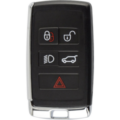 5 Button Metal Key Cover For Range Rover : Sport, Evoque, Velar, Discovery, Defender (2018, 2019, 2020, 2021)