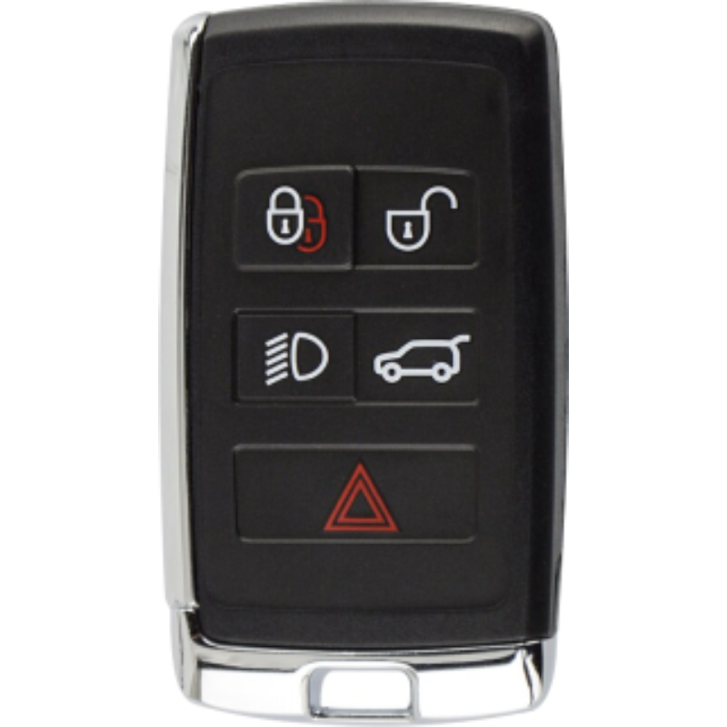 5 Button Metal Key Cover For Range Rover : Sport, Evoque, Velar, Discovery, Defender (2018, 2019, 2020, 2021)