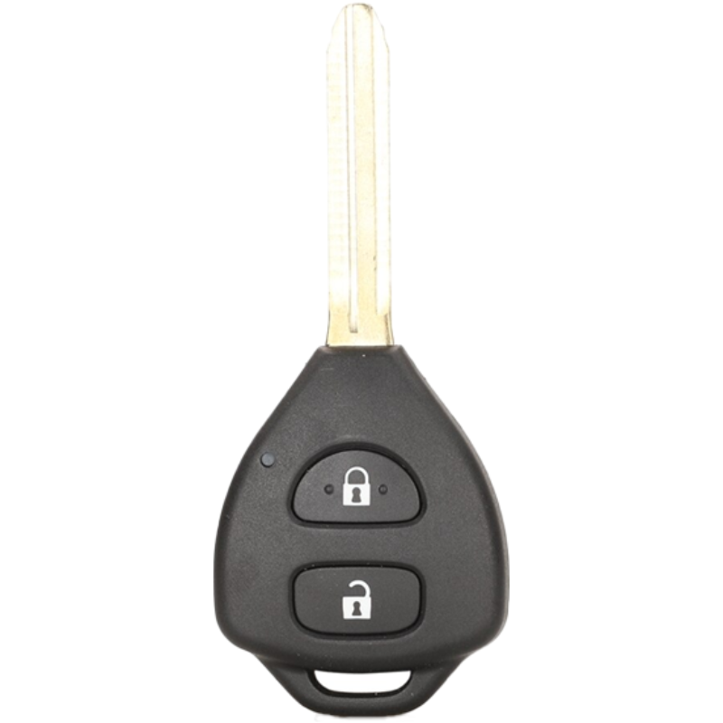 2 Button Metal Key Cover For Toyota Innova Fortuner