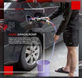 FUEL TRANSFER PUMP KIT, HIGH FLOW SIPHON HAND OIL PUMP, PORTABLE MANUAL CAR FUEL PUMP FOR PETROL DIESEL OIL LIQUID WATER TRANSFER PUMP