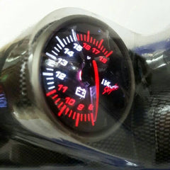 Glossy Black Pillar Meter Gauges Series Tachometer Pillar RPM Meter Gauge Water TEMPREATURE Pillar Volt Meter Pillar Gauge