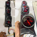 Pillar Meter Gauges Series Tachometer Pillar RPM Meter Gauge Water TEMPREATURE Pillar Volt Meter Pillar Gauge